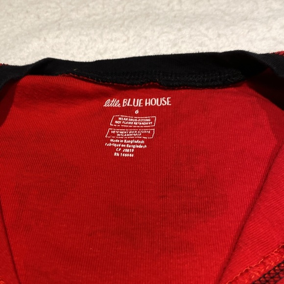 The little Blue House Size 6 PJ In Moose Print . - Picture 2 of 5